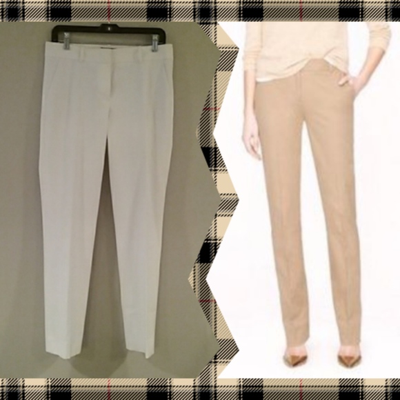 NWOT -J.Crew Bristol Trouser in Stretch Cotton - Picture 1 of 7